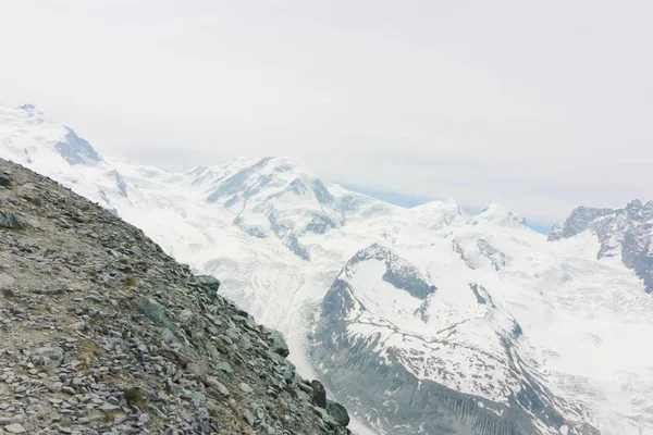 Hermoso Paisaje Montaña Con Vistas Suiza Matterhorn — Foto de Stock