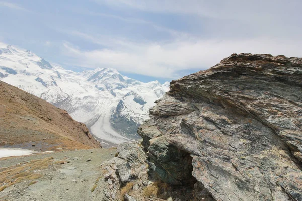 Vackra Bergslandskap Med Utsikt Matterhorn Schweiz — Stockfoto