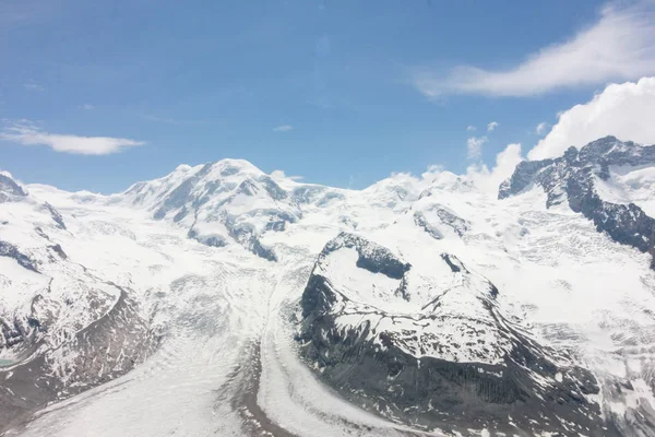 Гірських Ландшафтів Видом Маттерхорн Швейцарії — стокове фото