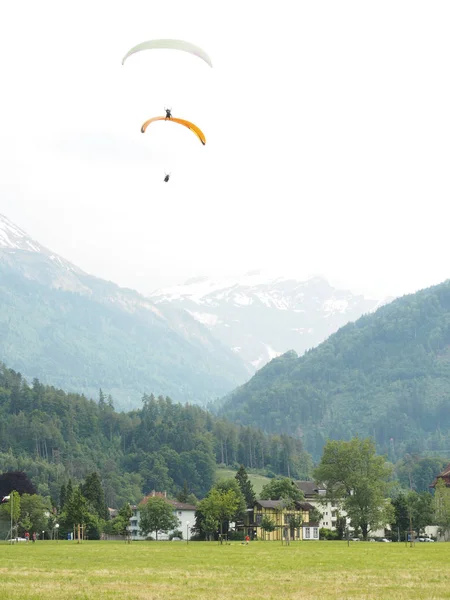 Parasol Dans Ciel Avec Vue Naturelle — Photo