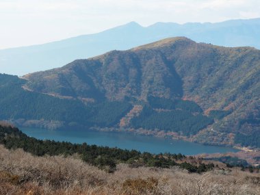Fuji Dağı'nın yüksek açısı.