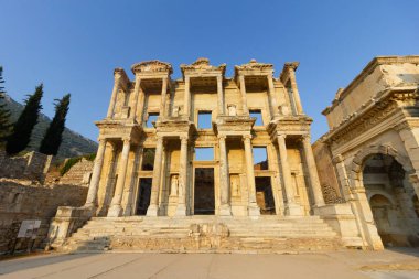 Kamu bir dünya mirası Efes Kütüphanesi Türkiye'nin tarihi şehir yerleştirir..