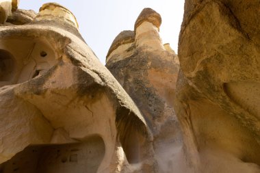 Göreme Açık Hava Müzesi Kapadokya Türkiye kaya oluşumları kamu yerleştirir