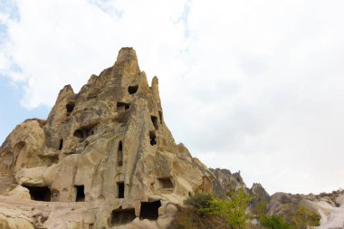 Göreme Açık Hava Müzesi Kapadokya Türkiye kaya oluşumları kamu yerleştirir