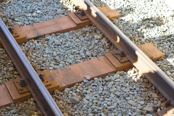 Vista Ravvicinata Delle Ferrovie Del Giappone — Foto Stock