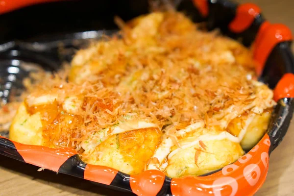 Takoyaki Comida Popular Viajantes Para Japão — Fotografia de Stock