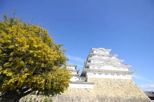 Ομορφιά Του Himeji Κάστρο Στην Ιαπωνία — Φωτογραφία Αρχείου