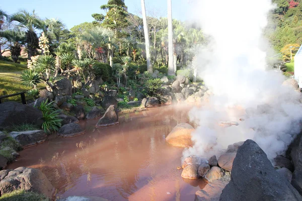 Hot Springs Come Inferno Beppu Giappone — Foto Stock