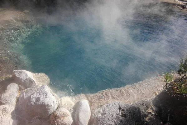 Kaplıcalar Beppu Japonya'da deli gibi.