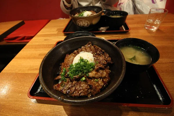 Deliciosa Comida Japonesa Estilo Japonés — Foto de Stock