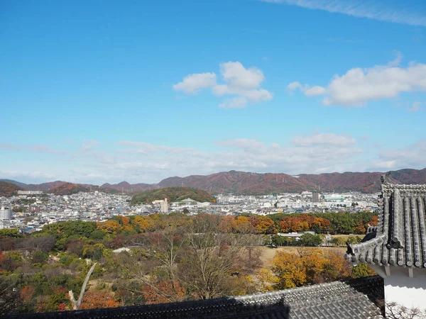 Άποψη Της Πόλης Από Himeji Κάστρο — Φωτογραφία Αρχείου