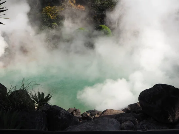 日本别府的温泉就像地狱 — 图库照片