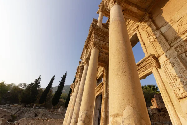 Publieke Plaatsen Een Bibliotheek Van Wereld Erfgoed Efeze Historische Stad — Stockfoto