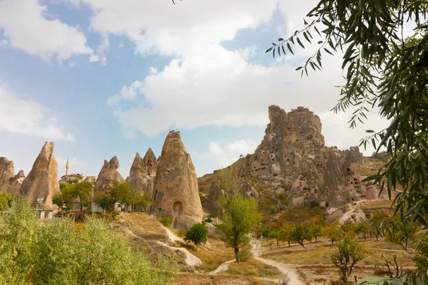 Luoghi Pubblici Goreme Museo All Aperto Cappadocia Turchia Formazioni Rocciose — Foto Stock