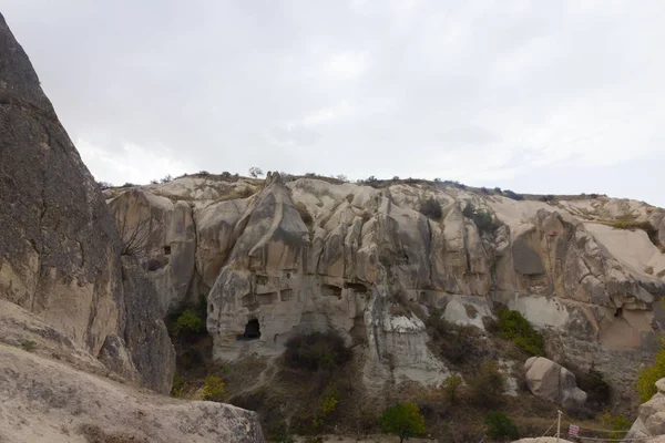 Miejsca Publiczne Formacje Skalne Kapadocja Turcja Göreme Open Air Museum — Zdjęcie stockowe