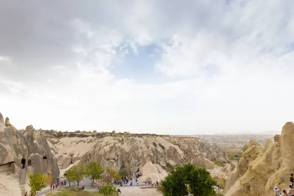 Lugares Públicos Goreme Open Air Museum Capadócia Turquia Formações Rochosas — Fotografia de Stock