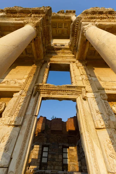 Public Places World Heritage Ephesus Library Historic City Turkey Stock Photo