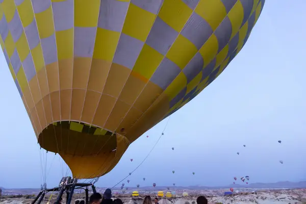 Natürlicher Blick Aus Dem Heißluftballon Von Goreme — Stockfoto