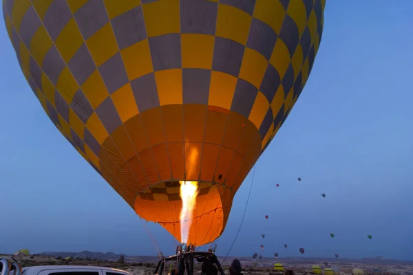 Natural View Goreme Hot Air Balloon — Stock Photo, Image