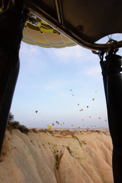 Natürlicher Blick Aus Dem Heißluftballon Von Goreme — Stockfoto