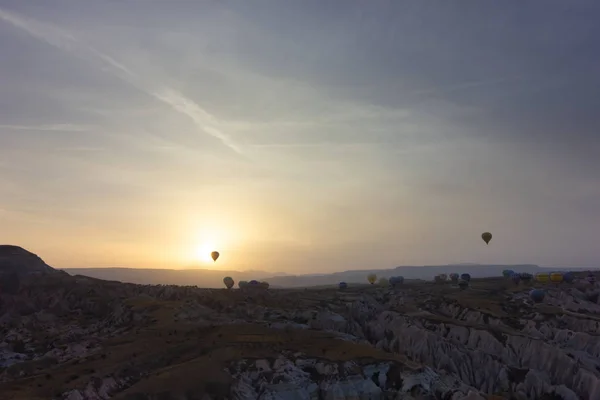 Natuurlijke Weergave Van Goreme Luchtballon — Stockfoto