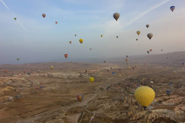 Natürlicher Blick Aus Dem Heißluftballon Von Goreme — Stockfoto