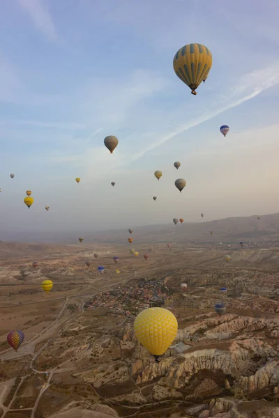 Natürlicher Blick Aus Dem Heißluftballon Von Goreme — Stockfoto