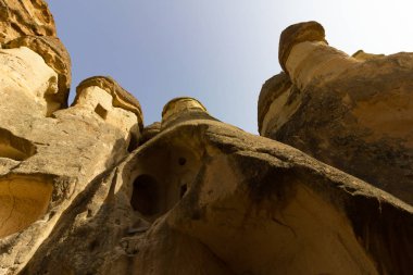 Göreme Açık Hava Müzesi Kapadokya Türkiye kaya oluşumları kamu yerleştirir