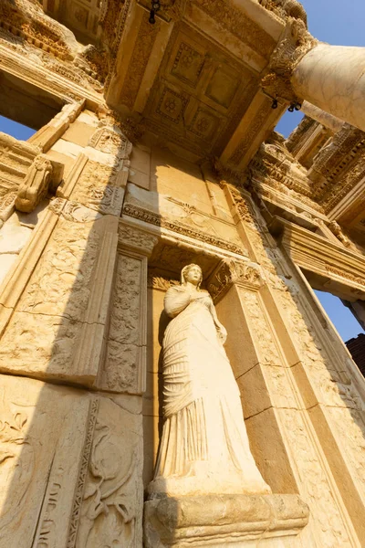 Lugares Públicos Una Biblioteca Del Efesus Del Patrimonio Mundial Ciudad — Foto de Stock