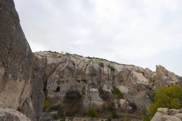 Δημόσιοι Χώροι Σχηματισμούς Βράχων Του Goreme Υπαίθριο Μουσείο Της Καππαδοκίας — Φωτογραφία Αρχείου