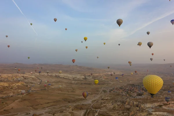 Vue Naturelle Goreme Montgolfière — Photo