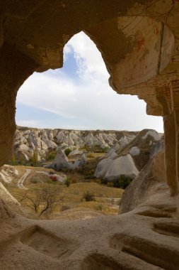 Kamu Ürgüp Kapadokya Türkiye mağara yerleştirir