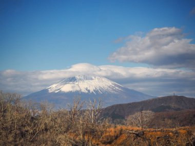 Fuji Dağı'nın yüksek açısı.