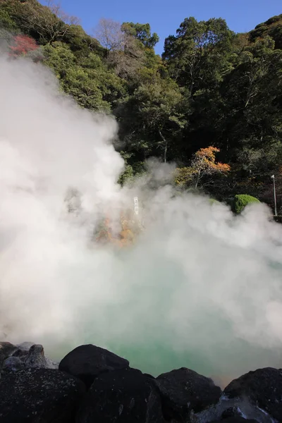 Hot Springs Como Inferno Beppu Japão — Fotografia de Stock