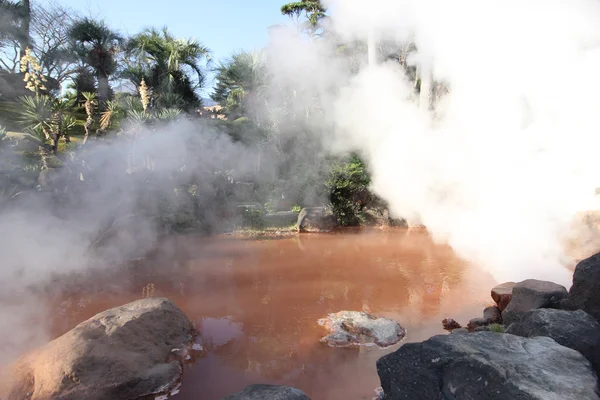 Warmwaterbronnen Als Hel Beppu Japan — Stockfoto