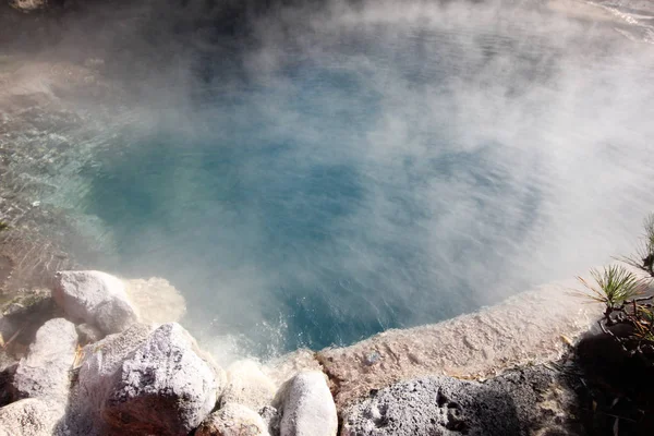 Hot Springs Como Inferno Beppu Japão — Fotografia de Stock