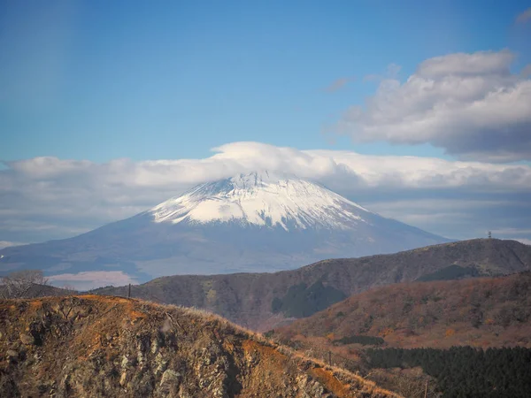 Fuji Dağı'nın yüksek açısı.