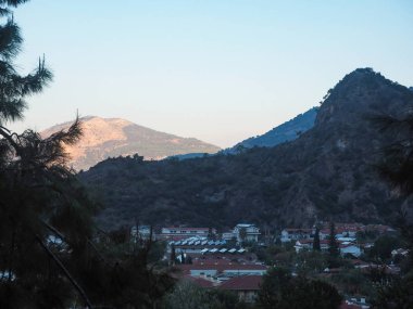 Türkiye'nin sahil kasaba yüksek görünümü
