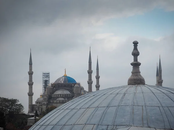 Lugares Públicos Uma Mesquita Azul Herança Mundial Cidade Histórica Turquia — Fotografia de Stock