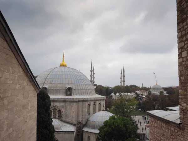 Lieux Publics Une Mosquée Bleue Patrimoine Mondial Dans Ville Historique — Photo