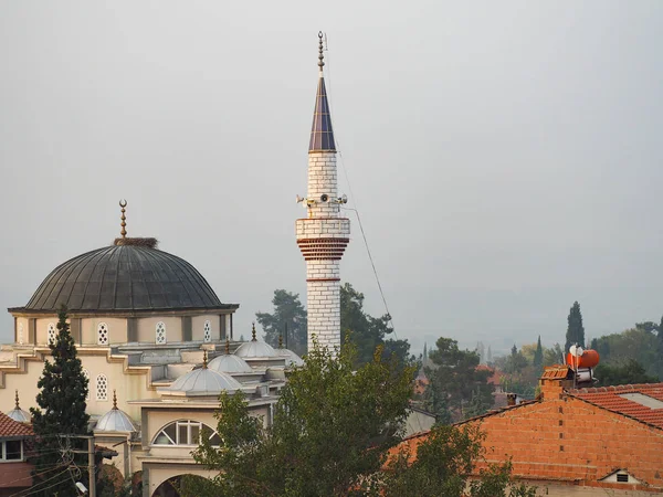 Mosquée Pamukkale Turquie Rassemblement Des Gens — Photo