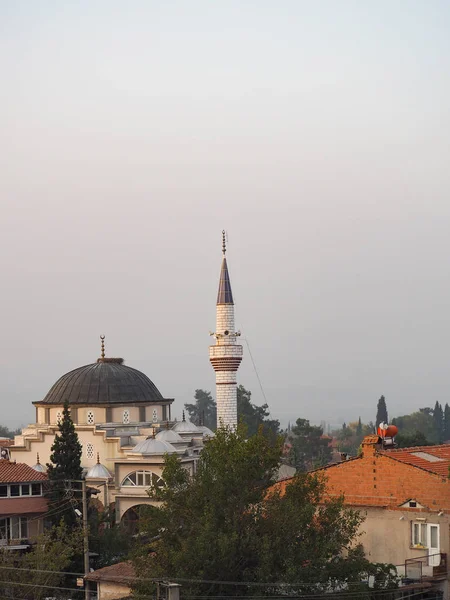 Mosquée Pamukkale Turquie Rassemblement Des Gens — Photo