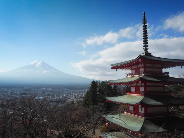 Fuji Dağı'nın yüksek açısı.