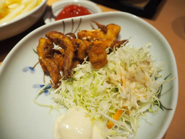 Смачна Японська Їжа Столі — стокове фото