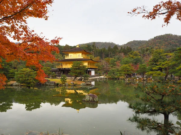 Kinkakuji Tempel Japan Beroemde Toeristische Bestemming Mooi Rustig — Stockfoto