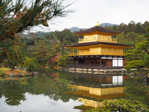 Kinkakuji Tempel Japan Beroemde Toeristische Bestemming Mooi Rustig — Stockfoto