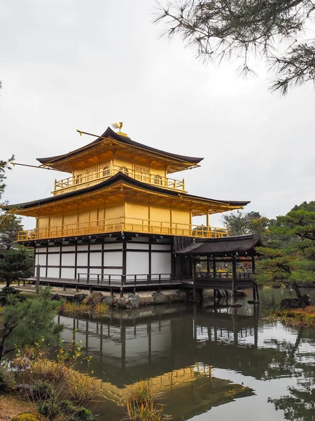 Kinkakuji Tempel Japan Beroemde Toeristische Bestemming Mooi Rustig — Stockfoto