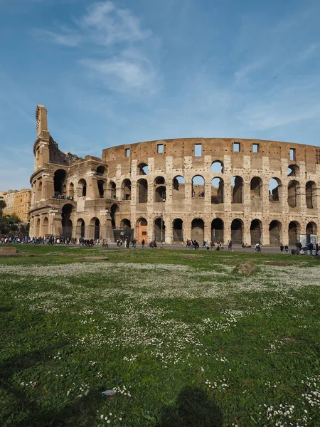 Coliseo, Patrimonio de la Humanidad de Italia Con la grandeza del Rom — Foto de Stock