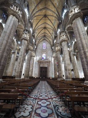 Milano şehrinde güzel katedral, İtalya