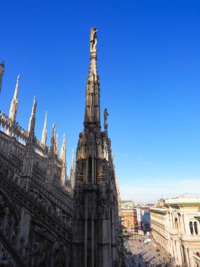Milano şehrinde güzel katedral, İtalya